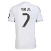 Camisola + Calções Real Madrid Vini JR 7 Criança Equipamento 1ª 2025-26